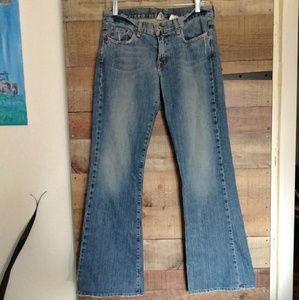 Lucky Brand Flare Dungarees Size 8